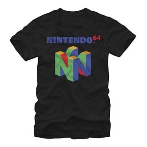 Nintendo 64 Classic Logo Retro Vintage Graphic Tee